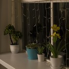 Гирлянда "Бахрома", УМС вилка, 5.2 х 0.6 м, LED-299-220V, 8 режимов, нить прозрачная, свечение зелёное - Фото 2