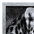 Картина "Девушка и леопард" 56х106см рамка микс - Фото 2