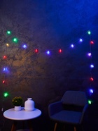 Гирлянда «Нить» 5 м с насадками «Снежинки», IP20, прозрачная нить, 20 LED, свечение мульти (RG/RB), мигание, 220 В 1080401 - фото 319935825 Гирлянда «Нить» 5 м с насадками «Снежинки», IP20, прозрачная нить, 20 LED, свечение мульти (RG/RB), мигание, 220 В 1080401 - фото 319935825