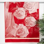 Полотенце махровое Авангард "Букет роз 3D", размер 70х140 см, 420 г/м2 - Фото 1
