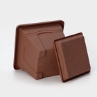 Горшок для цветов с поддоном «Квадро», 5,1 л, цвет терракотовый - Фото 6