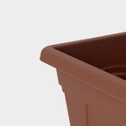 Горшок для цветов с поддоном «Квадро», 5,1 л, цвет терракотовый - Фото 7