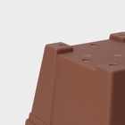 Горшок для цветов с поддоном «Квадро», 5,1 л, цвет терракотовый - Фото 8