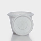 Горшок для цветов с поддоном «Фелиция», 400 мл, d=10 см, h=8.3 см, пластиковый, мраморный - Фото 6