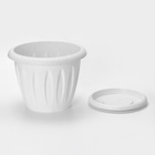 Горшок для цветов с поддоном «Фелиция», 10.4 л, d=31.9 см, h=24.5 см, пластиковый, цвет мраморный - Фото 4