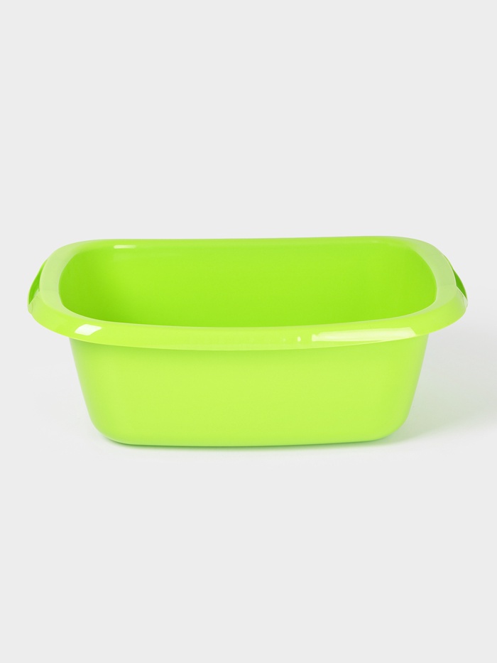 Таз хозяйственный овальный «Водолей», 11 л, пластик, салатовый - Фото 1