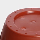 Горшок для цветов с поддоном «Фелиция», 3.6 л, d=22.5 см, h=17.2 см, пластиковый, терракотовый - Фото 8