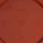 Горшок для цветов с поддоном «Фелиция», 3.6 л, d=22.5 см, h=17.2 см, пластиковый, терракотовый - Фото 9