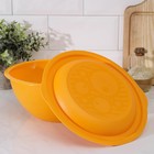 Миска салатница Martika, 3 л, с крышкой, пластик, МИКС - Фото 5