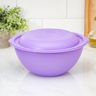 Миска салатница Martika, 3 л, с крышкой, пластик, МИКС - Фото 3