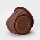 Горшок для цветов с поддоном «Фелиция», 10.4 л, d=31.9 см, h=24.5 см, пластиковый, терракотовый - Фото 6