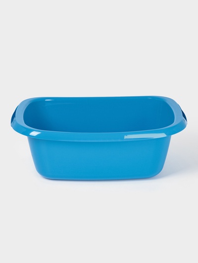 Таз хозяйственный овальный «Водолей», 11 л, пластик, синий
