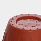 Горшок для цветов с поддоном «Фелиция», 400 мл, d=10.7 см, h=8.3 см, пластиковый, терракотовый - Фото 9