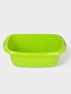 Таз хозяйственный овальный «Водолей», 17 л, пластик, салатовый - Фото 2