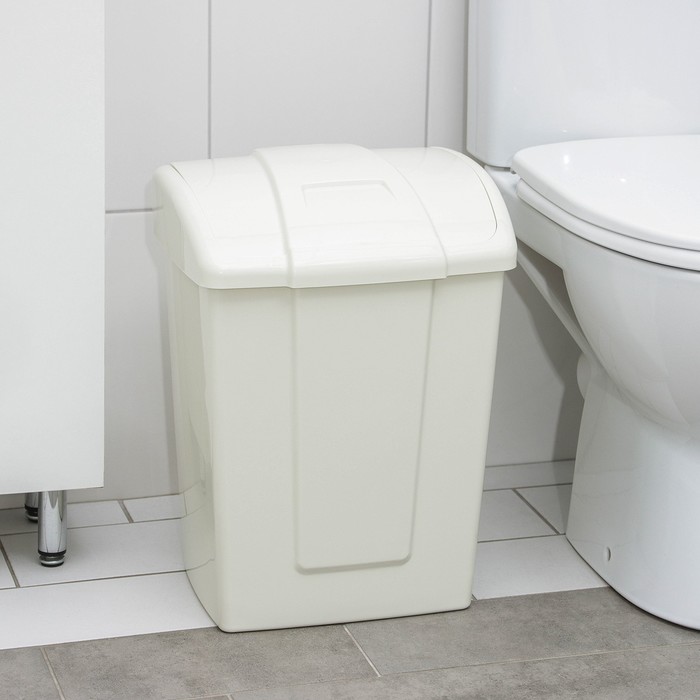 Контейнер для мусора «Форте», 23 л, 33.2×26.9×45.2 см, МИКС - Фото 1