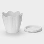 Горшок для цветов с поддоном «Эдельвейс», 5.3 л, d=24 см, h=21.8 см, мраморный - Фото 3