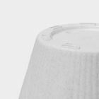 Горшок для цветов с поддоном «Эдельвейс», 5.3 л, d=24 см, h=21.8 см, мраморный - Фото 7