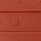 Ящик балконный для цветов «Фелиция», 7 л, 40×18×16 см, пластиковый, цвет терракотовый - Фото 5