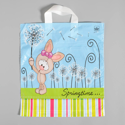 Пакет "Мой зайка", полиэтиленовый с петлевой ручкой, 40 х 36 см, 37 мкм