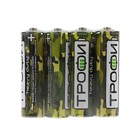 Батарейка солевая "Трофи" Heavy Duty, AA, R6-4S, 1.5В, спайка, 4 шт. - Фото 2