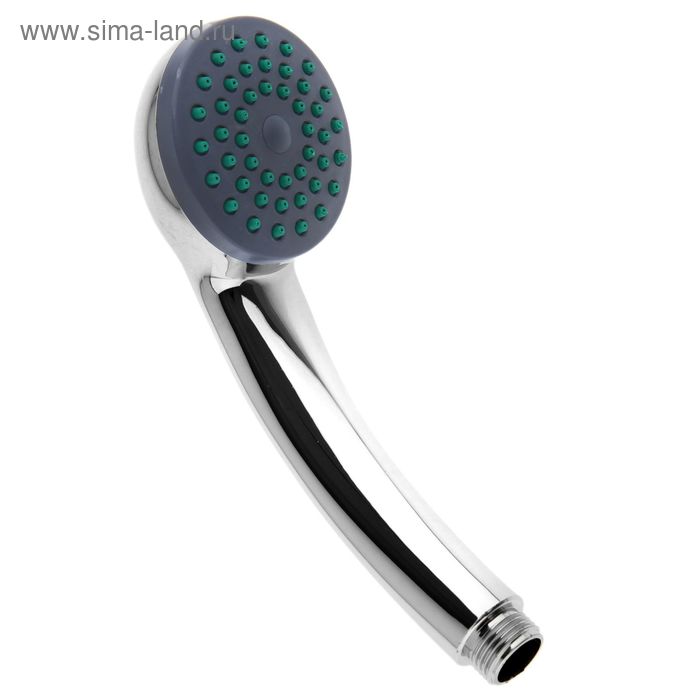 Душевая лейка Accoona А322, 1 режим, корпус пластик, цвет хром - Фото 1