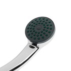 Душевая лейка Accoona А322, 1 режим, корпус пластик, цвет хром - Фото 4