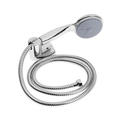 Смеситель для ванны Accoona A6275, двухвентильный, дивертор в корпусе, душевой набор, хром