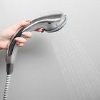 Душевая лейка Accoona A327, 4 режима, корпус пластик, цвет хром - Фото 5