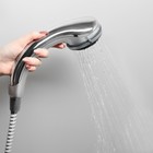 Душевая лейка Accoona A327, 4 режима, корпус пластик, цвет хром - Фото 6