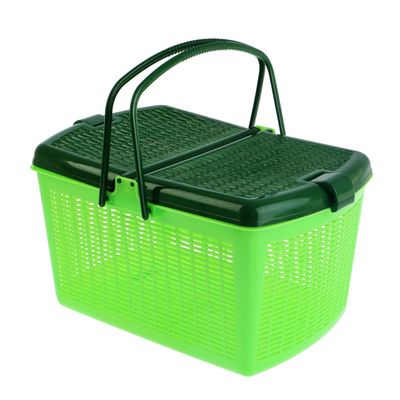 Корзина 47х36х27,5 см, зелёная