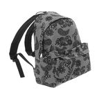 Рюкзак молодёжный, 1 отдел, 1 наружный карман, цвет чёрно-серый - Фото 2