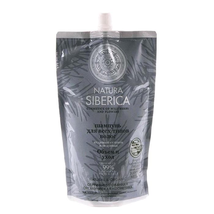 Шампунь для волос Natura Siberica «Объём и уход», дой-пак, 500 мл - Фото 1