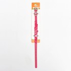 Ошейник с косынкой 32 х 1 см, ОШ 22-28, розовый - Фото 5