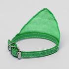 Ошейник с косынкой 32 х 1 см,ОШ 22-28, зелёный - Фото 2