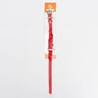 Ошейник с косынкой 32 х 1 см, ОШ 22-28, красный - Фото 5