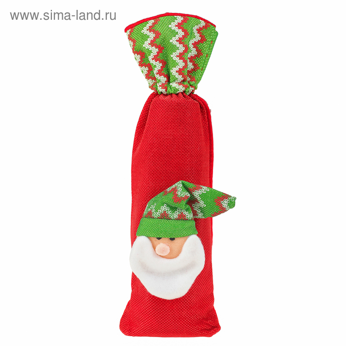 Одежда на бутылку "Дед мороз", цвета МИКС - Фото 1