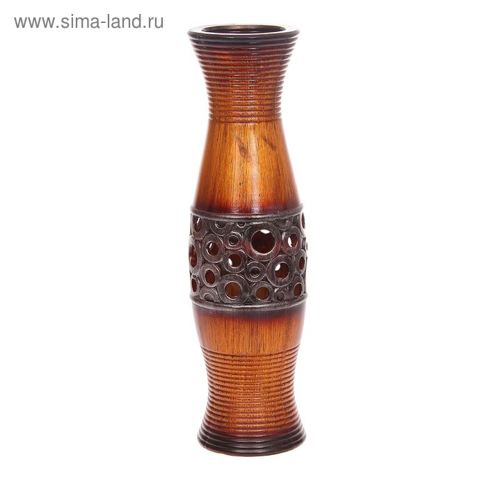 ваза керамика напольная 60 см кольца середина - Фото 1