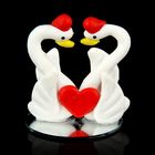 Сувенир из полимерной глины "Влюбленные лебеди" МИКС 7,5х5,5х5 см - Фото 1