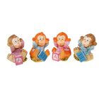 Сувенир полистоун "Обезьянка с игрушками" МИКС, 6,5х4,5х5 см - Фото 2
