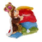 Сувенир полистоун "Карандашница обезьянка монарх с подушками" бархатистый, МИКС, 7х5,5х6,5 см 1055 - Фото 3