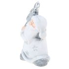 Сувенир керамика "Дед Мороз с елочкой/подарком в белой шубке" МИКС, 10,5х4,3х7 см - Фото 4