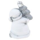 Сувенир керамика "Дед Мороз с елочкой/подарком в белой шубке" МИКС, 10,5х4,3х7 см - Фото 5