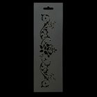 Трафарет бордюрный пластиковый "Розовая ветвь" 10x30 см - Фото 1