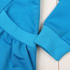 Спортивный комплект (куртка+брюки), рост 98 см (3 года), цвет тёмно-синий+бирюза Л376 - Фото 6