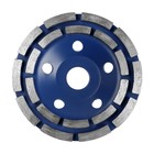 Чашка алмазная зачистная ТУНДРА, двухрядная, 125 мм - Фото 3