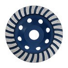 Чашка алмазная зачистная ТУНДРА, TURBO, 125 мм - Фото 3