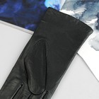 Перчатки женские "Блеск", подклад - флис, р-р 6,5, цвет чёрный - Фото 2