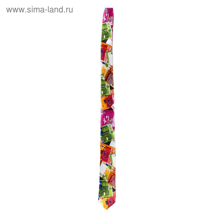 Карнавальный галстук «Евро» - Фото 1