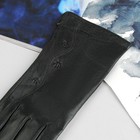 Перчатки женские "Вероника", подклад - флис, р-р 7,5, цвет чёрный - Фото 2