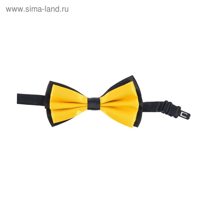 Карнавальная бабочка, цвет жёлтый - Фото 1